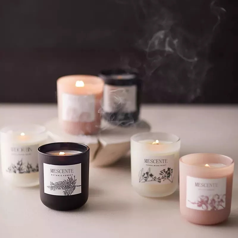 Großhandel Private Label Luxus-Aromatherapie-Duftkerzen aus natürlichem Kristallsojawachs für die Hochzeitsdekoration