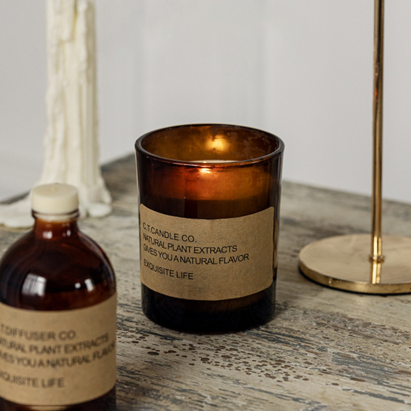 M&Scent Luxusdekor-Set aus Schilfrohrdiffusor und Duftkerze für zu Hause mit Boxverpackung