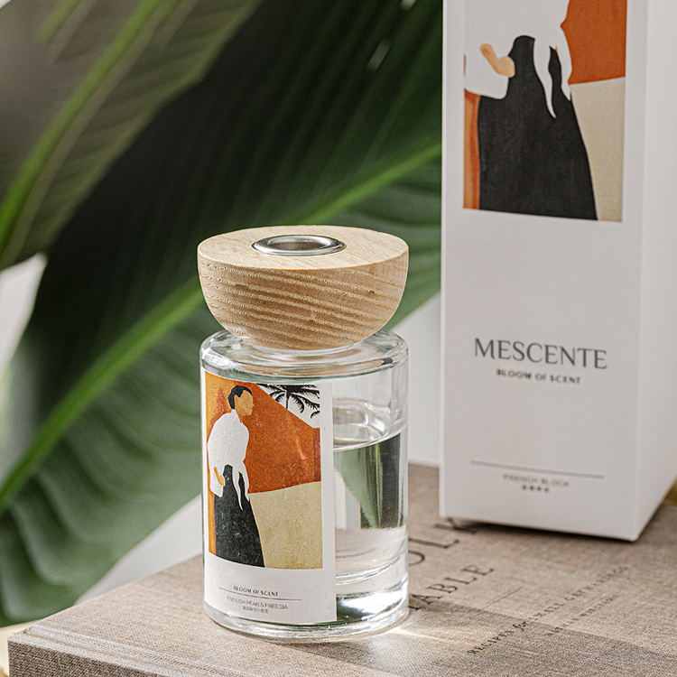 M&Scent Großhandel mit Private-Label-Glasflaschenstäbchen-Diffusor-Sets mit Stopfen