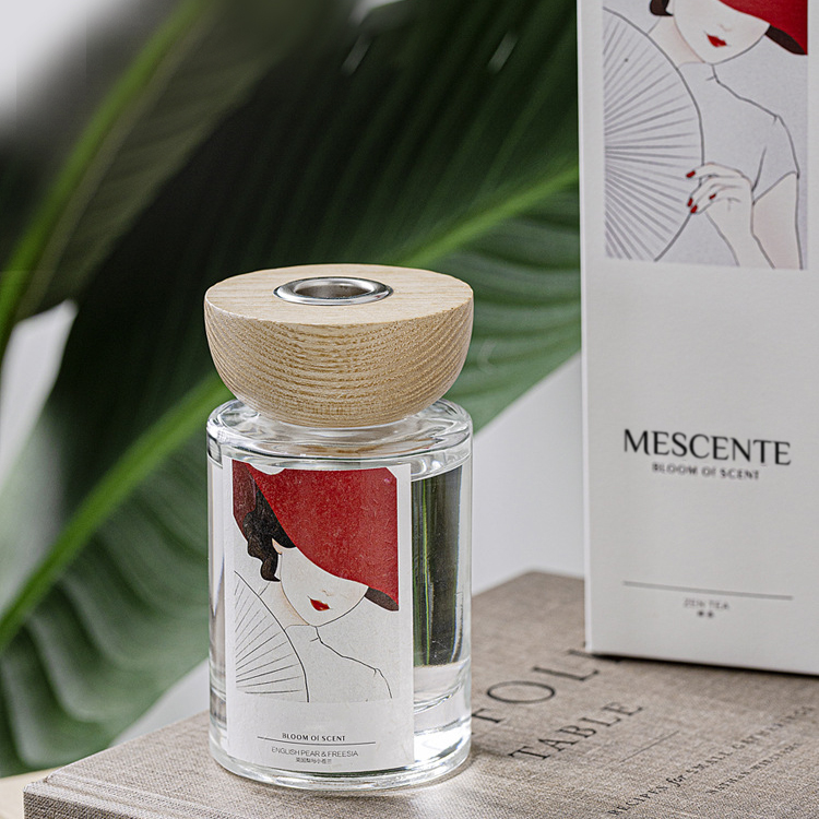 M&Scent Großhandel mit Private-Label-Glasflaschenstäbchen-Diffusor-Sets mit Stopfen