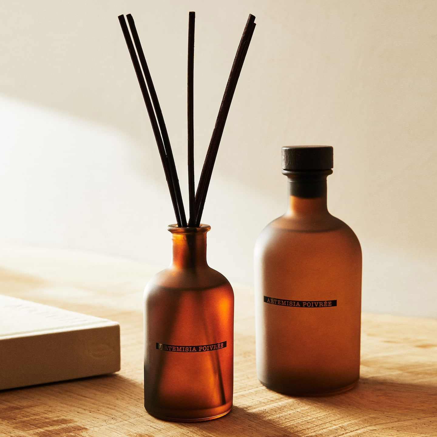Luxuriöse große, schwarz gefrostete Flasche, 50 ml, 300 ml, getrocknete Blumen, Blumenaroma, ätherisches Öl, Reed-Diffusor, Öl-Set, Bulk