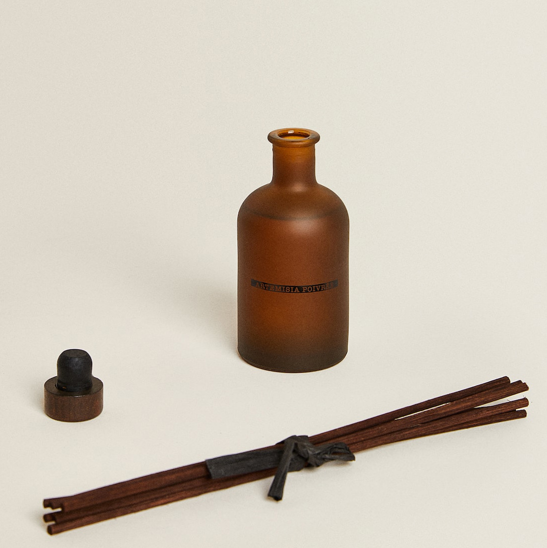 Luxuriöse große, schwarz gefrostete Flasche, 50 ml, 300 ml, getrocknete Blumen, Blumenaroma, ätherisches Öl, Reed-Diffusor, Öl-Set, Bulk