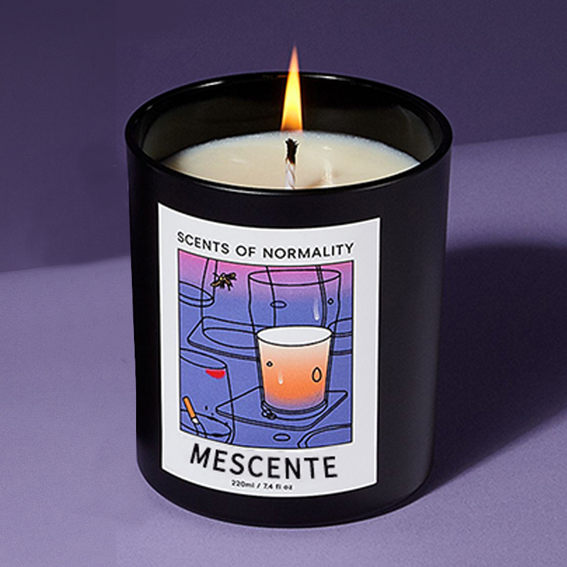 M&Scent Großhandel Luxus-Sojawachskerzen mit individuellem Private-Label-Handwerk und Weihnachtskristallaroma