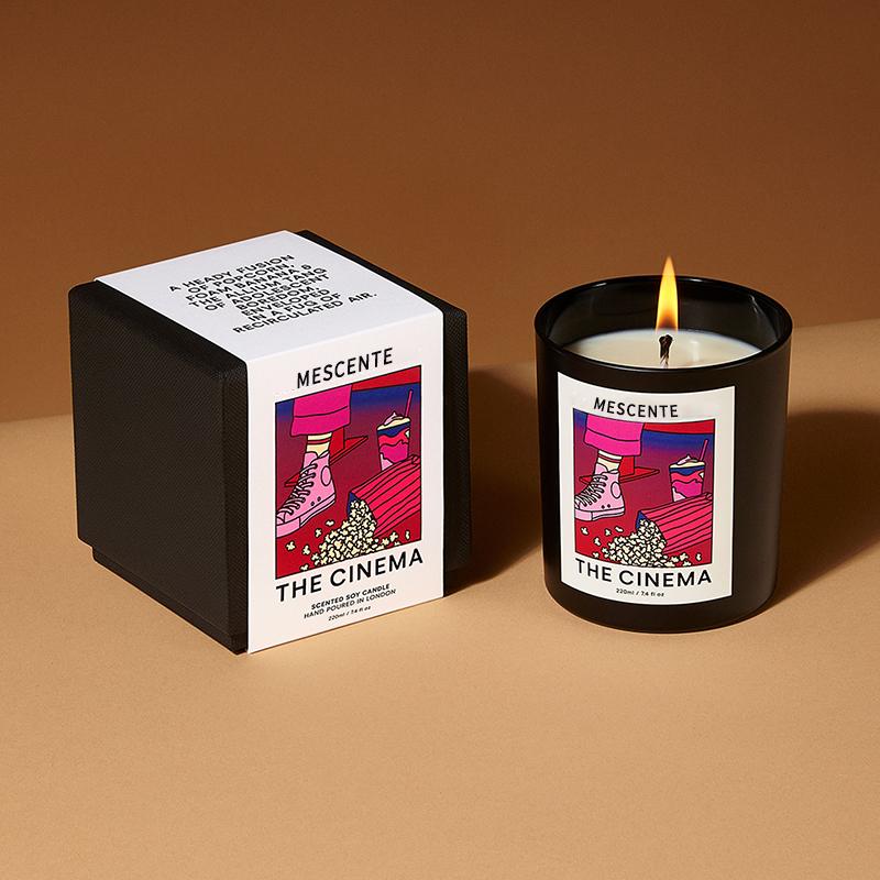 M&Scent Großhandel Luxus-Sojawachskerzen mit individuellem Private-Label-Handwerk und Weihnachtskristallaroma