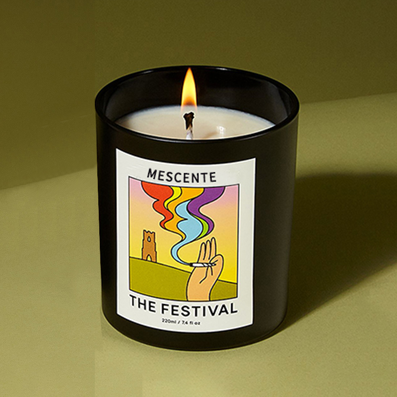M&Scent Großhandel Luxus-Sojawachskerzen mit individuellem Private-Label-Handwerk und Weihnachtskristallaroma