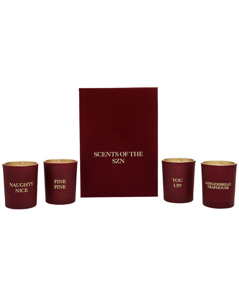 M&Scent luxuriöses Private-Label-Wohnkultur-Aroma-Duftkerzen-Geschenkset mit 4 Stück