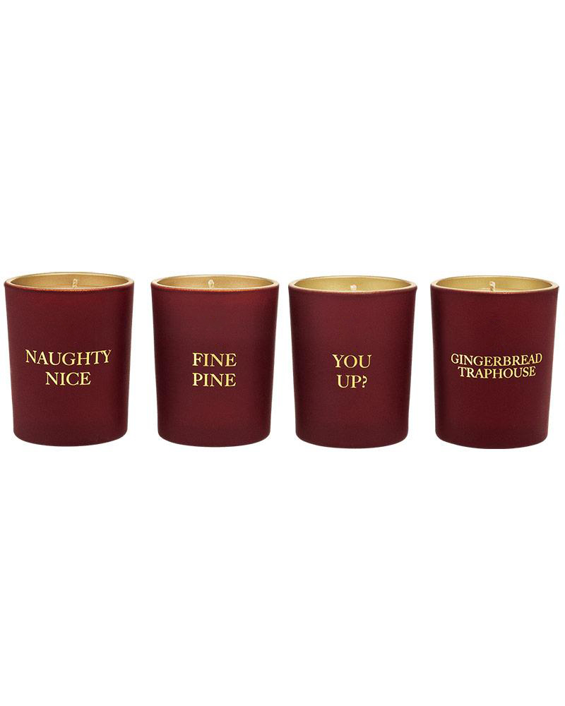 M&Scent luxuriöses Private-Label-Wohnkultur-Aroma-Duftkerzen-Geschenkset mit 4 Stück