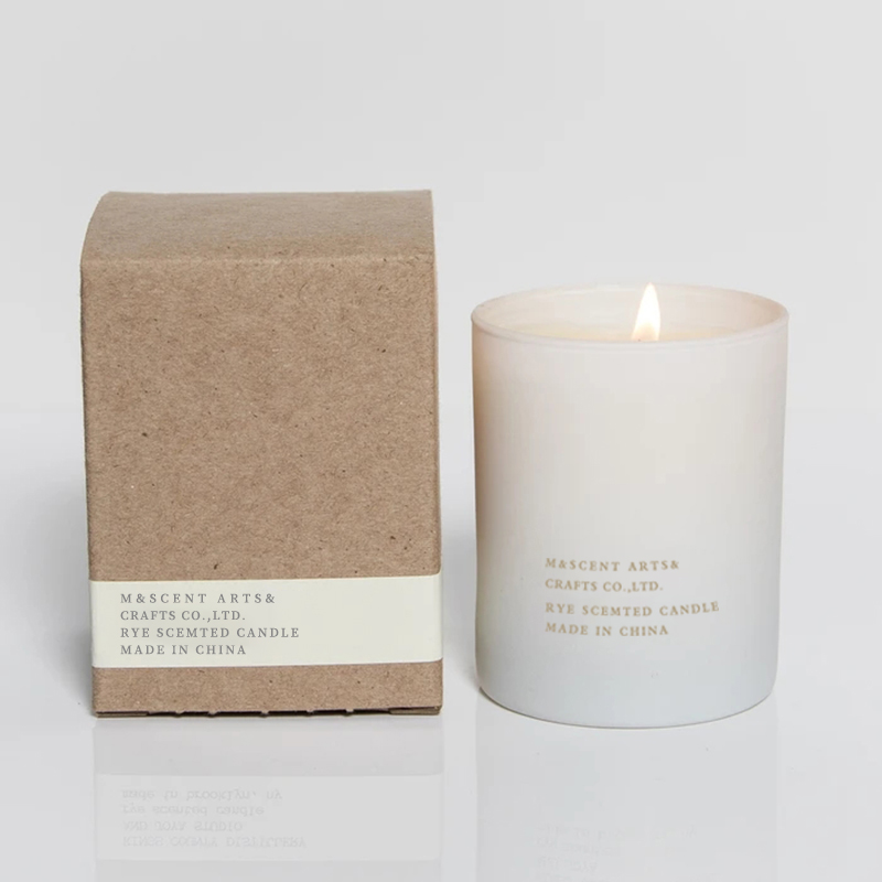 M&Scent Großhandel, günstige Private-Label-Kerzen mit großem weißem Holzdocht, Aromatherapie-Duftkerzen mit ätherischen Ölen