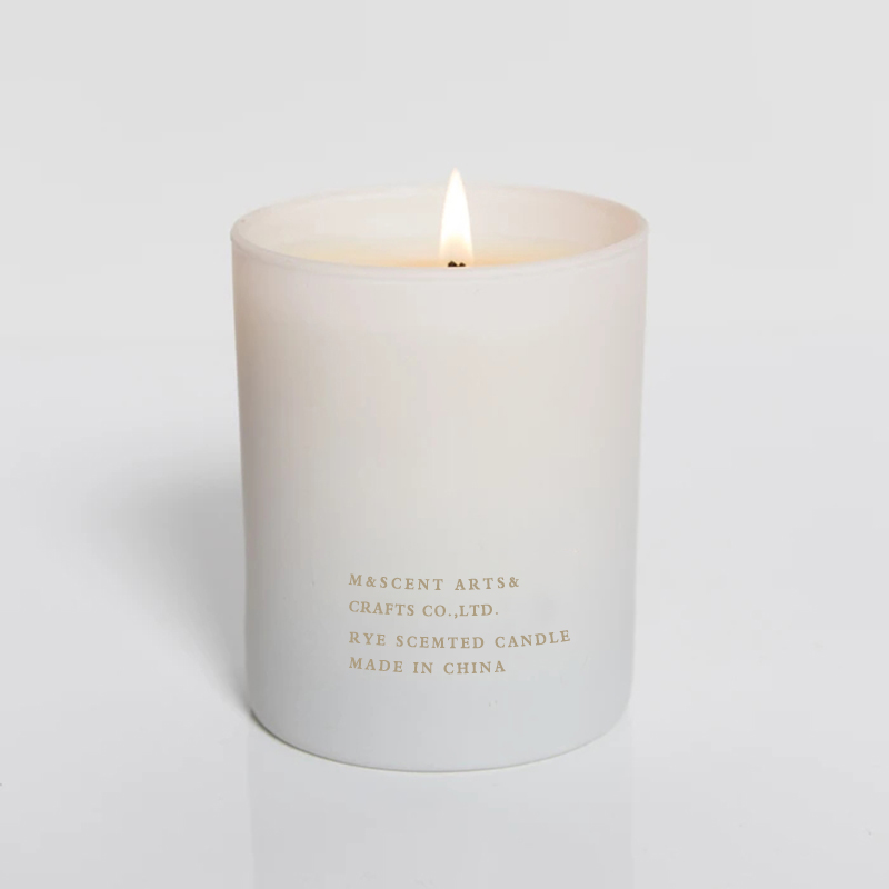 M&Scent Großhandel, günstige Private-Label-Kerzen mit großem weißem Holzdocht, Aromatherapie-Duftkerzen mit ätherischen Ölen