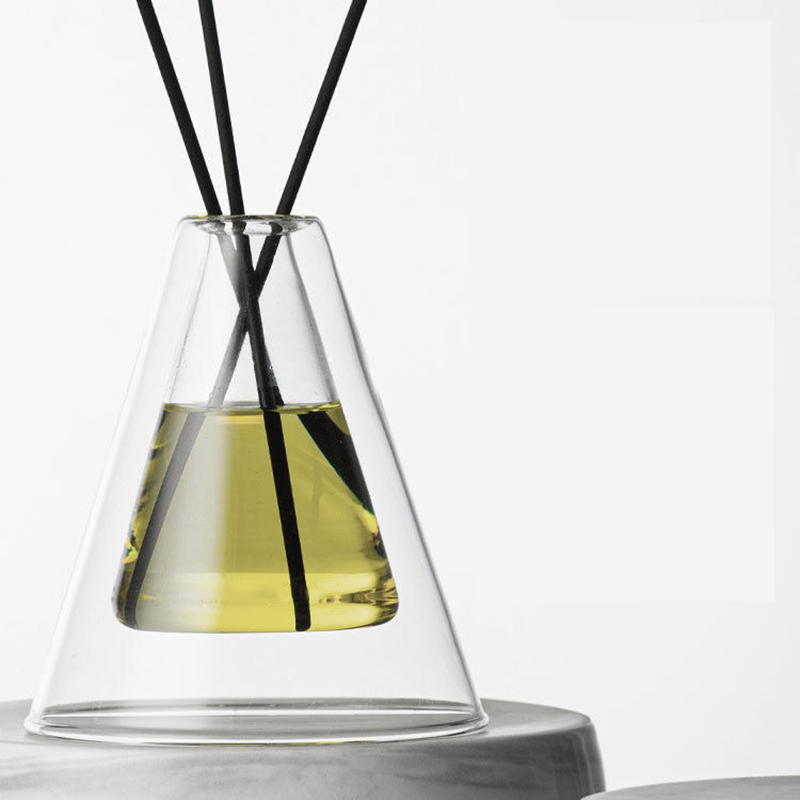 Benutzerdefinierte große Hex Essenza einzigartige Glasflasche weiß gefrostet Extra Air Aroma Reed Diffuser Raumduft, Reed Diffusers Weihnachten