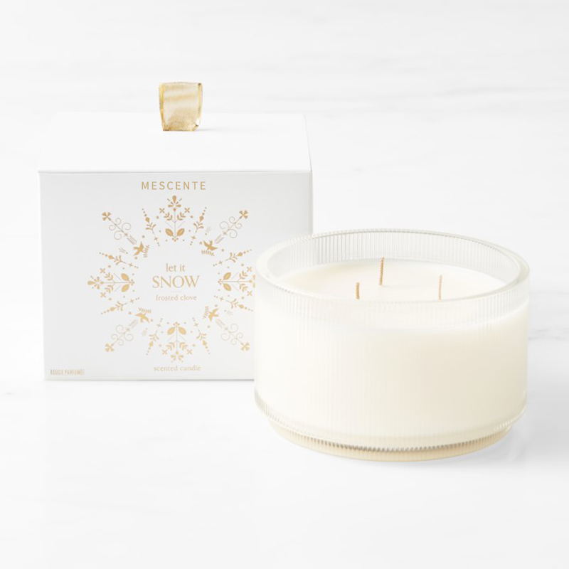 M&Scent Custom Made Logo Selbstgemachte Bio-Sojakerzen mit Clarity-Duft, Eigenmarke im Glas