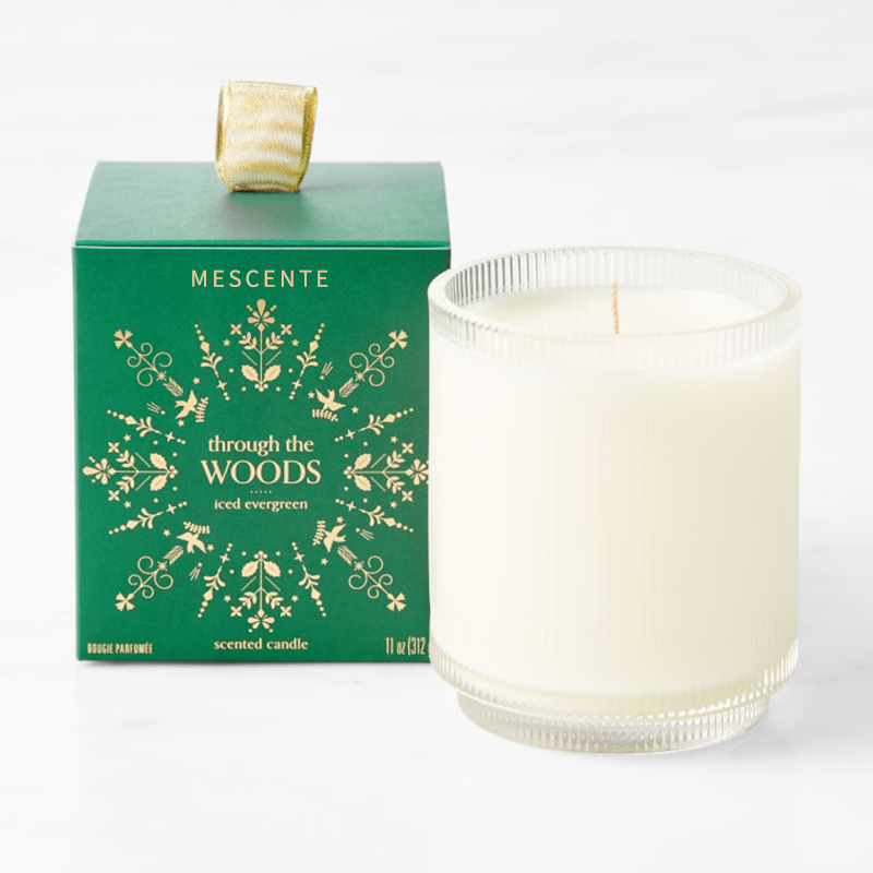 M&Scent Custom Made Logo Selbstgemachte Bio-Sojakerzen mit Clarity-Duft, Eigenmarke im Glas