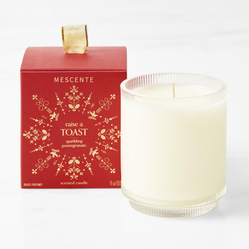 M&Scent Custom Made Logo Selbstgemachte Bio-Sojakerzen mit Clarity-Duft, Eigenmarke im Glas