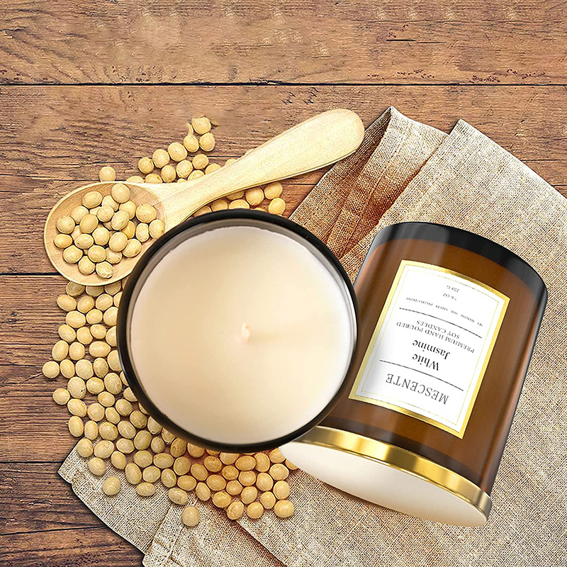 M&Scent Großhandel Großbestellung Luxus-Sojawachskerzen-Geschenkset mit individueller Eigenmarke und Duft