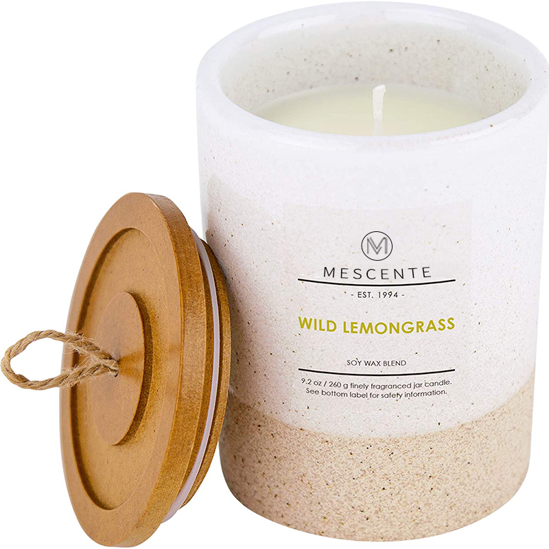 M&Scent Großhandel maßgeschneiderte Private-Label-Glashalter Duftkerzen mit Kristallen in großen Mengen