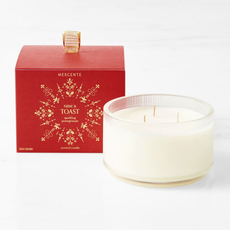 M&Scent Custom Made Logo Selbstgemachte Bio-Sojakerzen mit Clarity-Duft, Eigenmarke im Glas