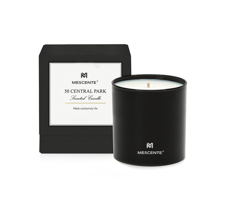 M&S Duft Großhandel Luxus Private Label Chrom männliche Aromatherapie-Kerzen 22 Oz mit Kristallen im Inneren