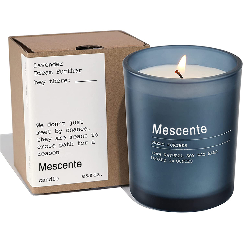 M&Scent Custom Hochzeitsdekorationsglas Jasmine & Ylang Ylang Duftkerzen mit Etiketten in großen Mengen