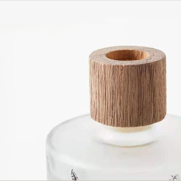 M&Scent Großhandel, luxuriöser individueller dekorativer bernsteinfarbener Glas-No-Fire-einzigartiger transparenter Blumenaroma-Red-Diffusor