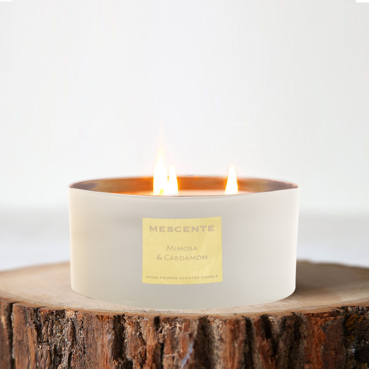 M&Scent Großhandel dekoratives Aromatherapie-Geschenkset mit 3 Dochten, duftenden Kokospalmenkerzen