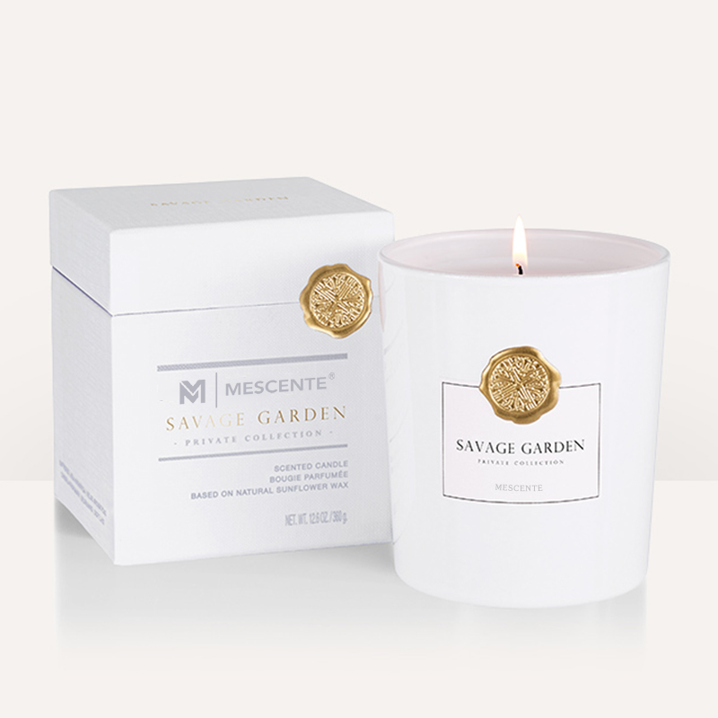 M&Scent Luxus-Sojawachskerze mit individuellem Eigenmarken-Duftglas aus dekorativen Gläsern