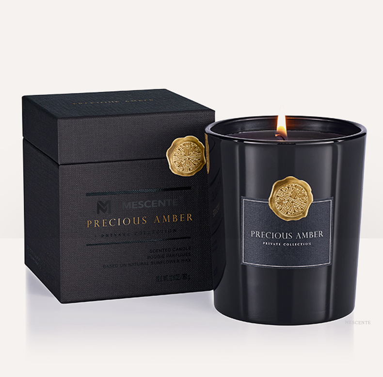 M&Scent Luxus-Sojawachskerze mit individuellem Eigenmarken-Duftglas aus dekorativen Gläsern