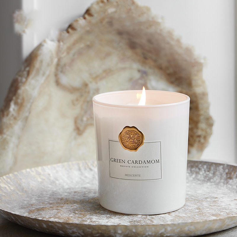 M&Scent Luxus-Sojawachskerze mit individuellem Eigenmarken-Duftglas aus dekorativen Gläsern