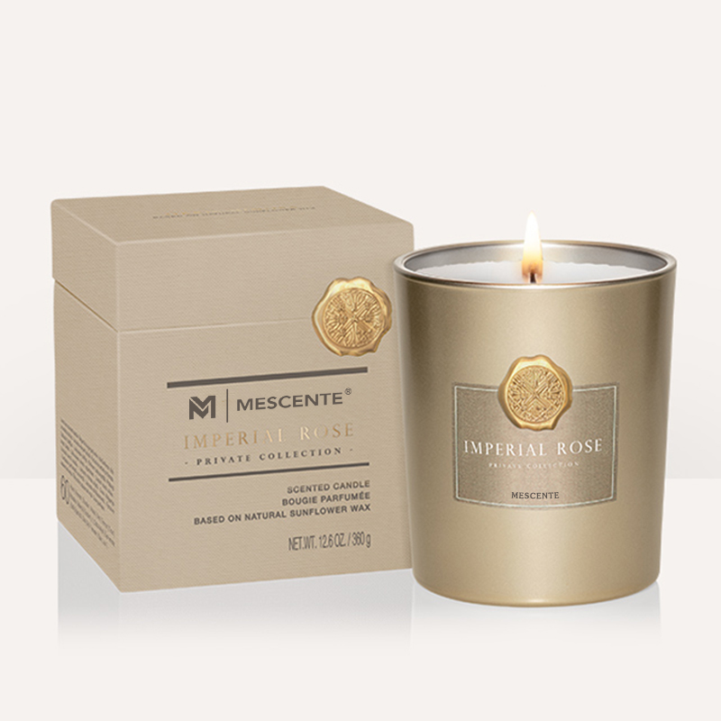 M&Scent Luxus-Sojawachskerze mit individuellem Eigenmarken-Duftglas aus dekorativen Gläsern