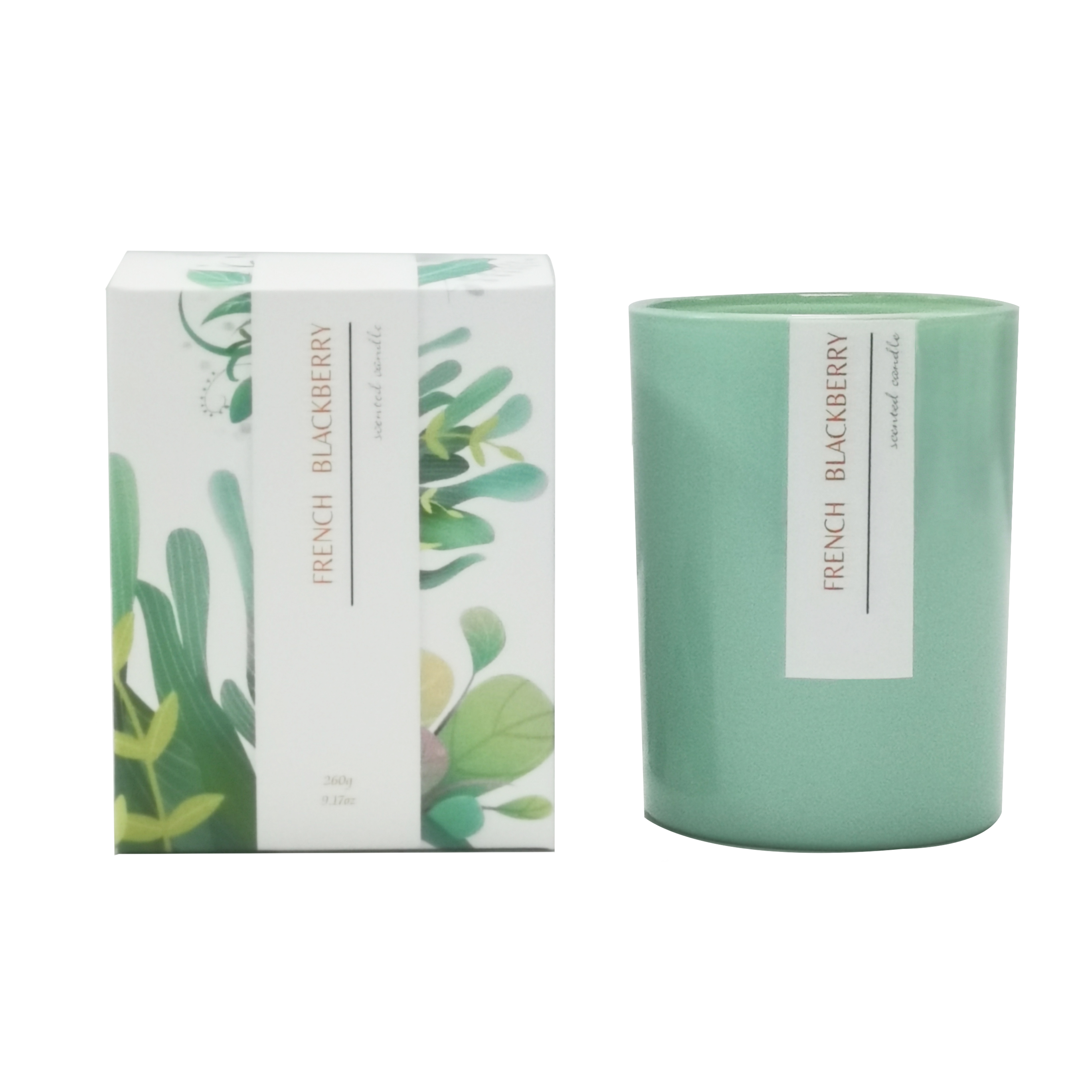 M&Scent Maßgeschneiderte Eigenmarken-Duftpalmenkerzen mit Kokosnuss-Kerzenwärmer und Logo