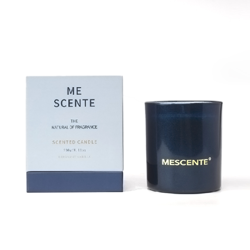 M&Scent Private Label Weihnachten schwarze Kerzengläser Aromatherapie Duftkerzen Düfte