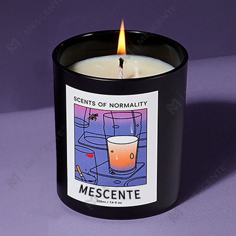 M&Scent Großhandel, luxuriöse, maßgeschneiderte, handgefertigte Weihnachts-Kristallaroma-Sojawachskerzen unter Eigenmarke