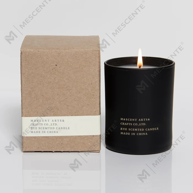 M&Scent Großhandel günstige Private-Label-Aromatherapie-Duftkerzen mit ätherischen Ölen mit großem weißen Holzdocht