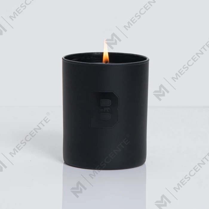 M&Scent Großhandel, luxuriöse, schwarze, einzigartige Gläser für Hochzeiten, dekorative Duft-Sojakerzen mit Kristallen