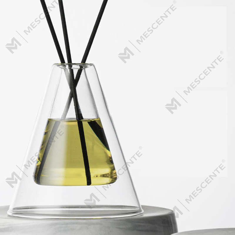 Benutzerdefinierte große Hex Essenza einzigartige Glasflasche weiß gefrostet Extra Air Aroma Reed Diffuser Raumduft, Reed Diffusers Weihnachten