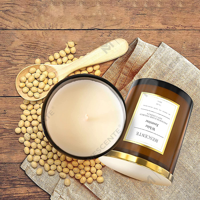M&Scent Großhandel Großbestellung Luxus-Sojawachskerzen mit individueller Eigenmarke als Geschenkset