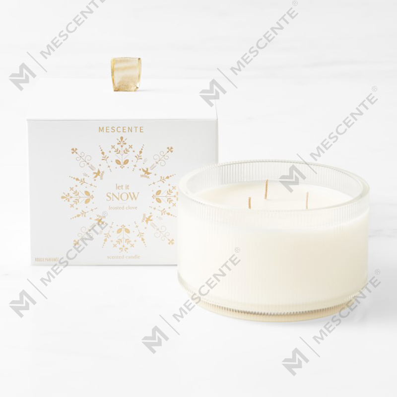 M&Scent Custom Made Logo Selbstgemachte Bio-Sojakerzen mit Clarity-Duft, Eigenmarke im Glas