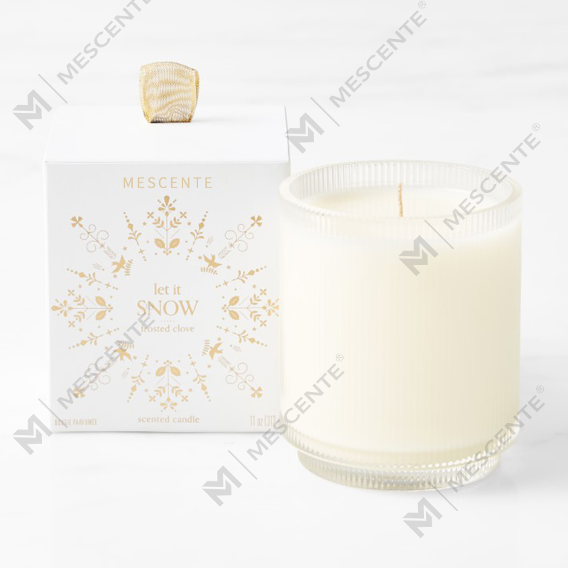 M&Scent Custom Made Logo Selbstgemachte Bio-Sojakerzen mit Clarity-Duft, Eigenmarke im Glas