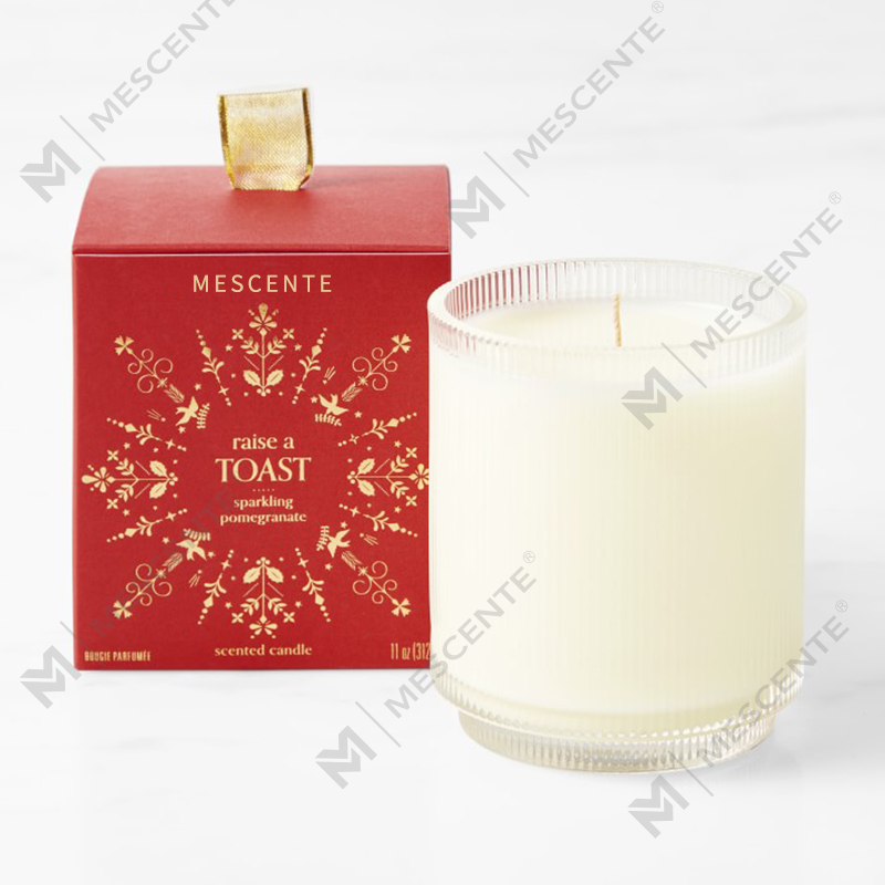 M&Scent Custom Made Logo Selbstgemachte Bio-Sojakerzen mit Clarity-Duft, Eigenmarke im Glas