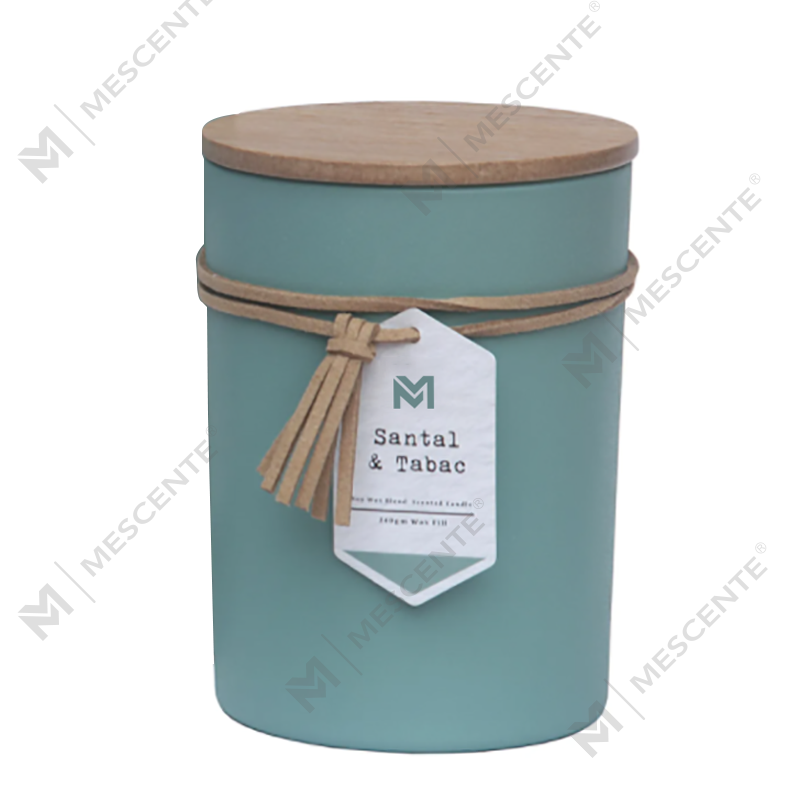 M&S Duft Großhandel Private Label Holzdeckel Aromatherapie Duft Sojawachskerze Geschenkset im Glas