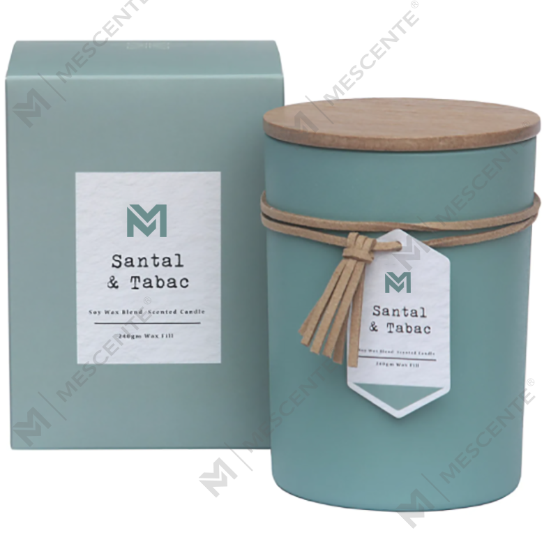 M&S Duft Großhandel Private Label Holzdeckel Aromatherapie Duft Sojawachskerze Geschenkset im Glas