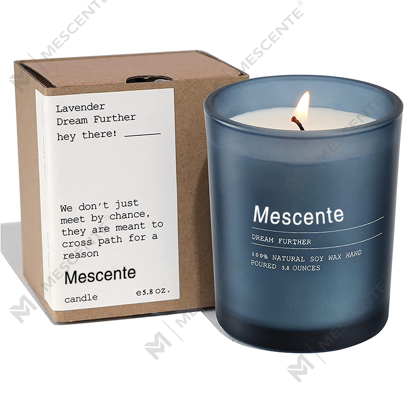 M&Scent Custom Hochzeitsdekorationsglas Jasmine & Ylang Ylang Duftkerzen mit Etiketten in großen Mengen