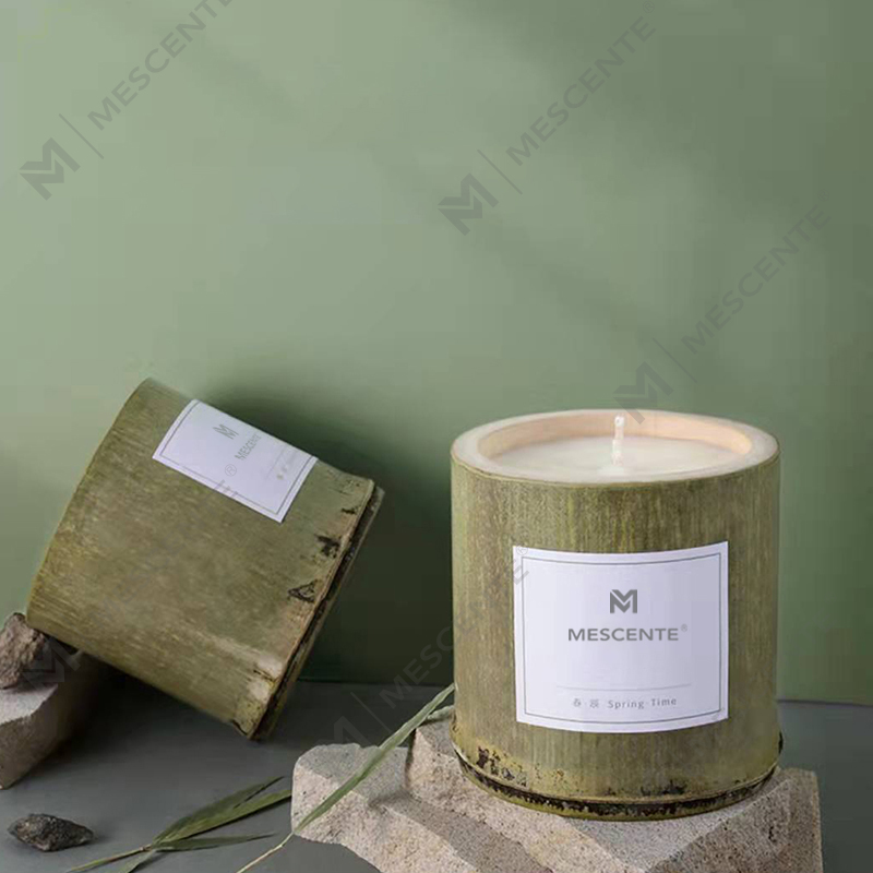 Luxus-Kerzenhalter aus Holz von M&Scent, Duftkerzen der Privatmarke, mit Box