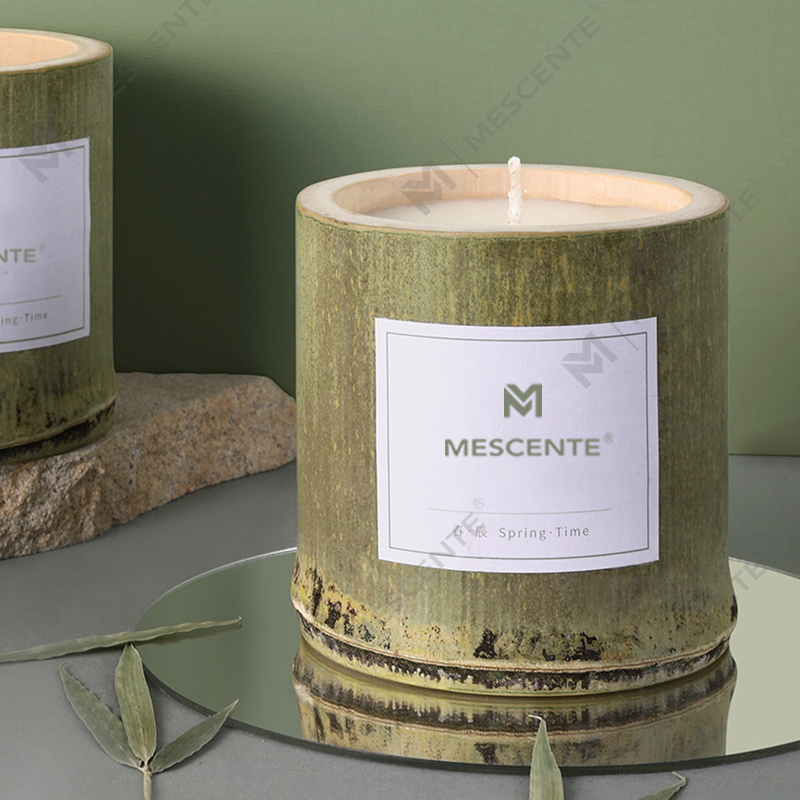 Luxus-Kerzenhalter aus Holz von M&Scent, Duftkerzen der Privatmarke, mit Box