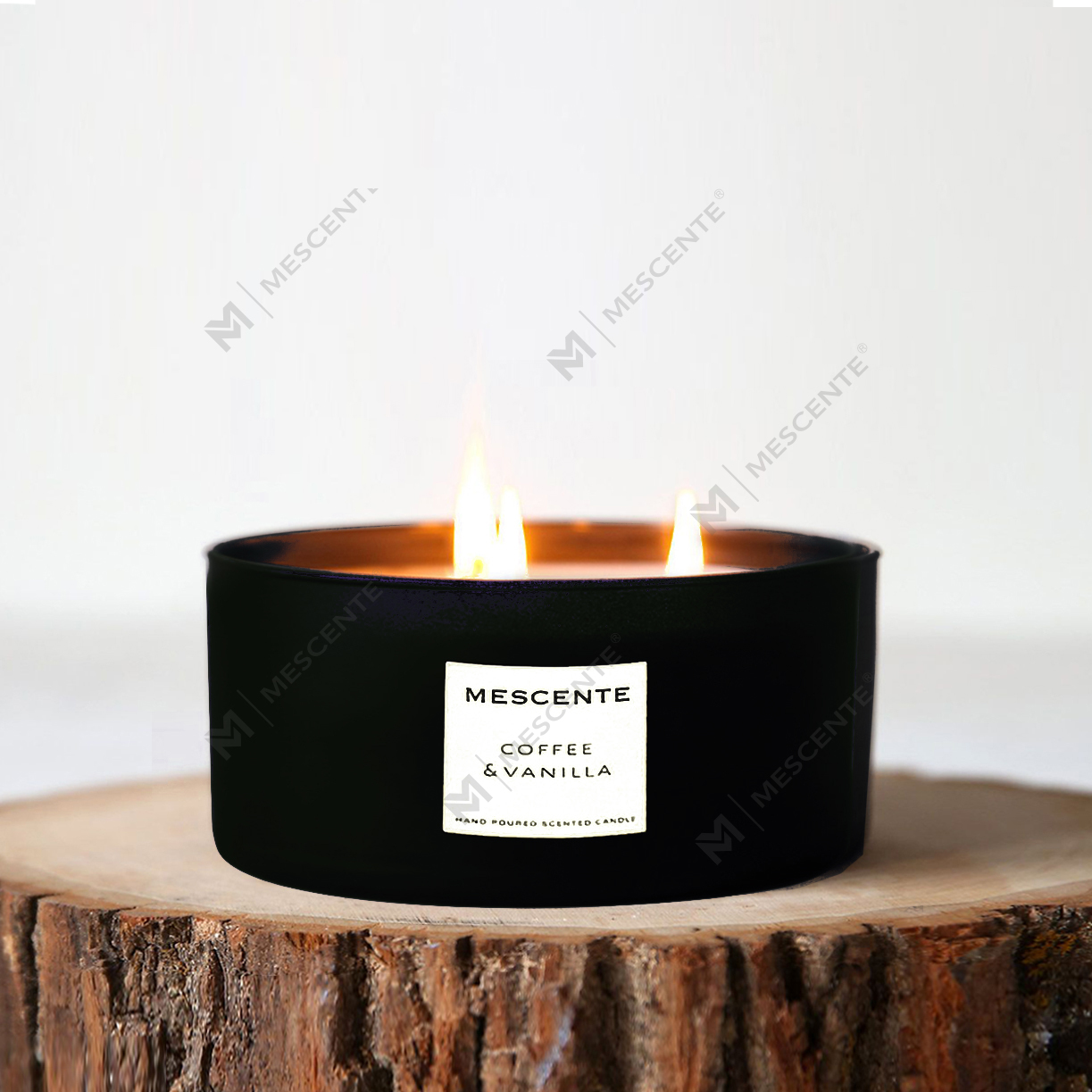 M&Scent Großhandel dekoratives Aromatherapie-Geschenkset mit 3 Dochten, duftenden Kokospalmenkerzen