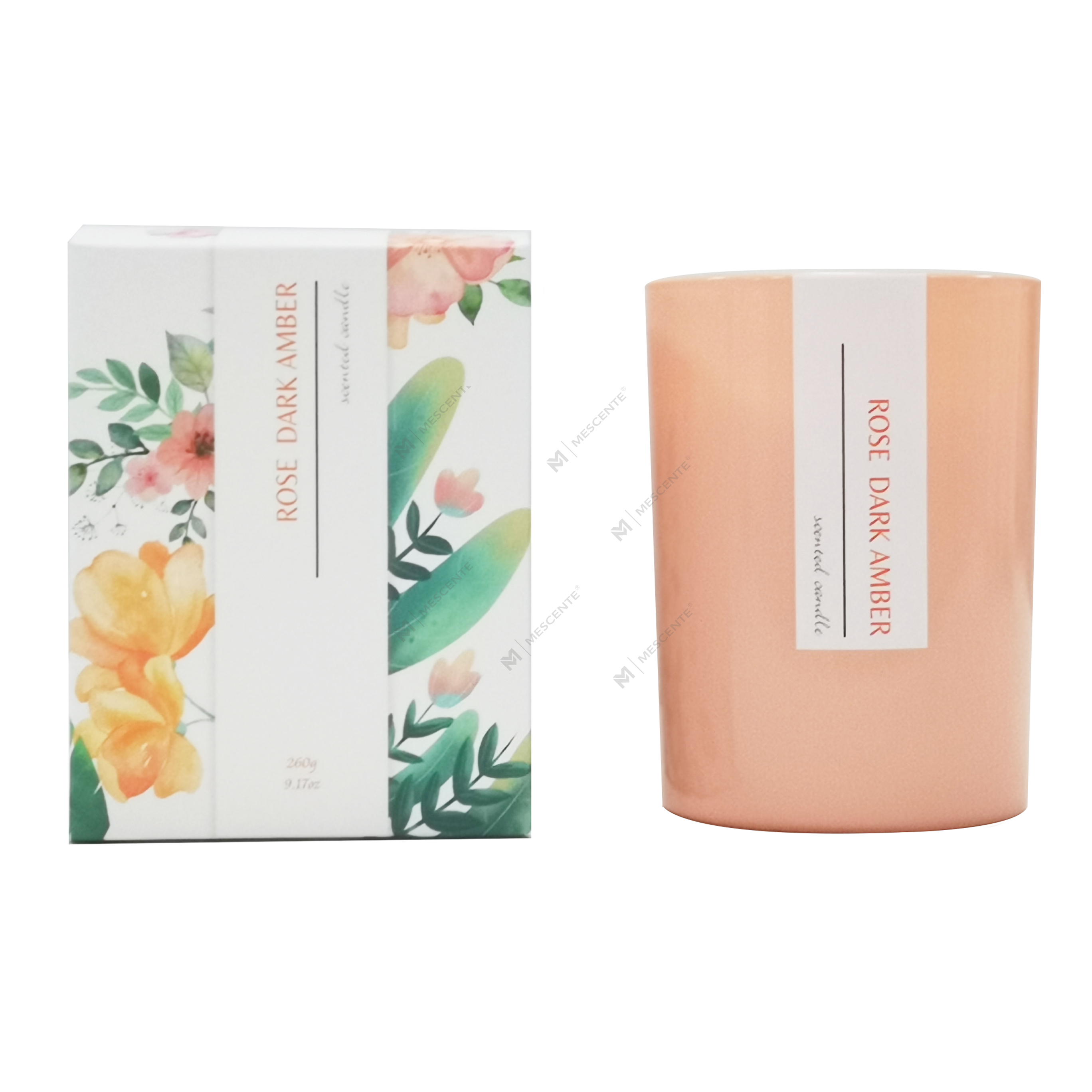 M&Scent kundenspezifische Eigenmarken-Duftpalmenkerzen mit Kokosnuss-Kerzenwärmer und Logo