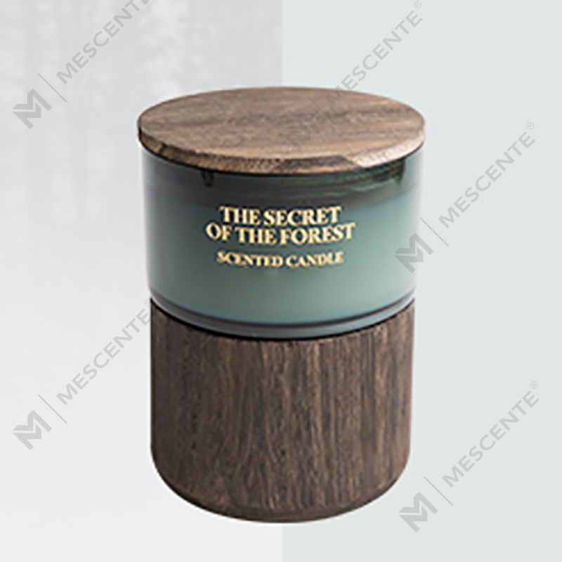 M&Scent maßgeschneiderte Glasgefäße, Großbestellung von duftenden Sojawachskerzen mit Kristallen
