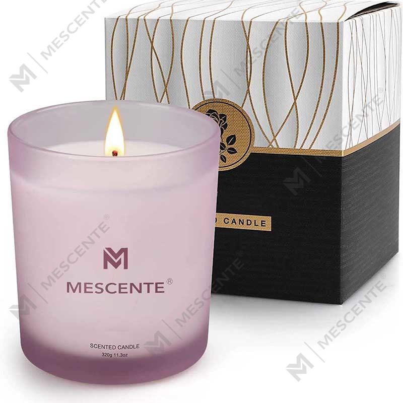 M&Scent Großhandel kundenspezifische Luxus-Meistermarken-Duftkerzen mit Docht und Lavendel-Sojawachs