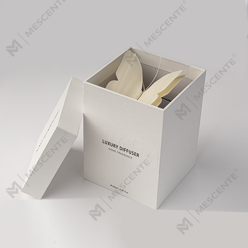 M&Scent große quadratische Flasche, großer Rattan-Stick, flüssige Aromatherapie, Duftstäbchen-Diffusor, Gastgeschenke mit Stopfen