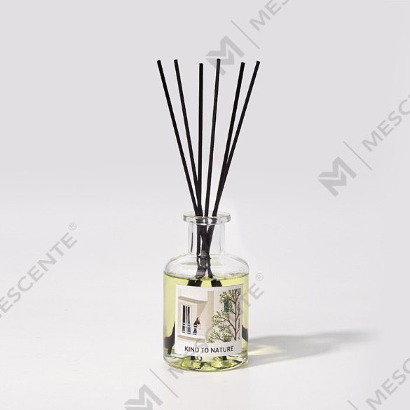 M&Scent Luxus 200 ml individuell gestaltete weiße Flasche aus Holzstäbchen, Duftstäbchen-Diffusor mit Box