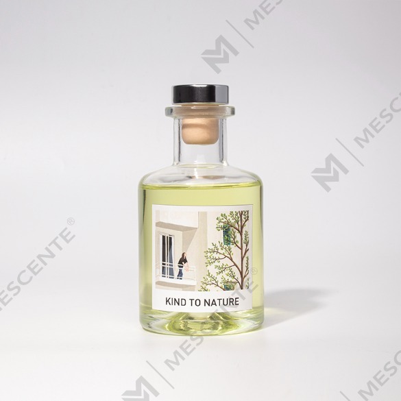 M&Scent Luxus 200 ml individuell gestaltete weiße Flasche aus Holzstäbchen, Duftstäbchen-Diffusor mit Box